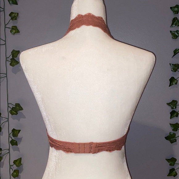 Woman's FP Rust Orange Lace Halter Bralette XS - Picture 10 of 12